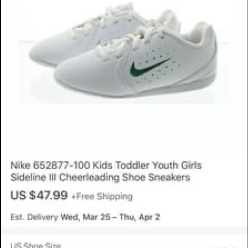 COPY - BRAND NEW, never worn!! 1Y NIKE sideline kids shoes.